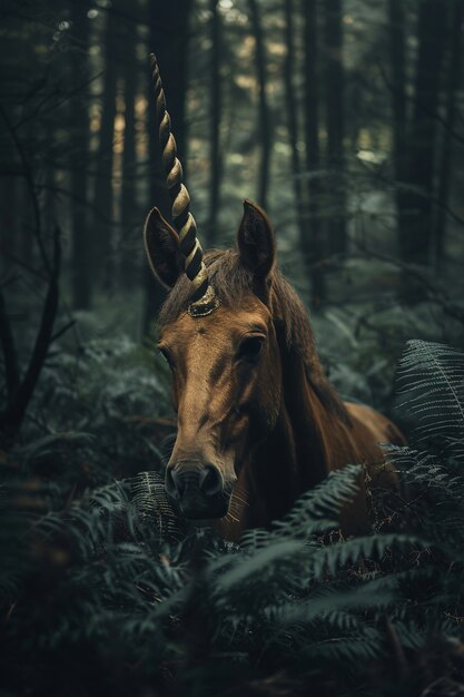 fantasy unicorn head