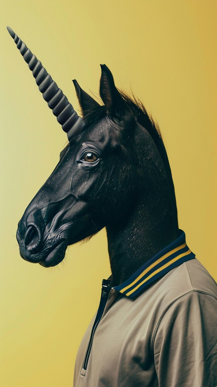 Free Photo fantasy unicorn head