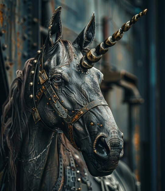 fantasy unicorn head