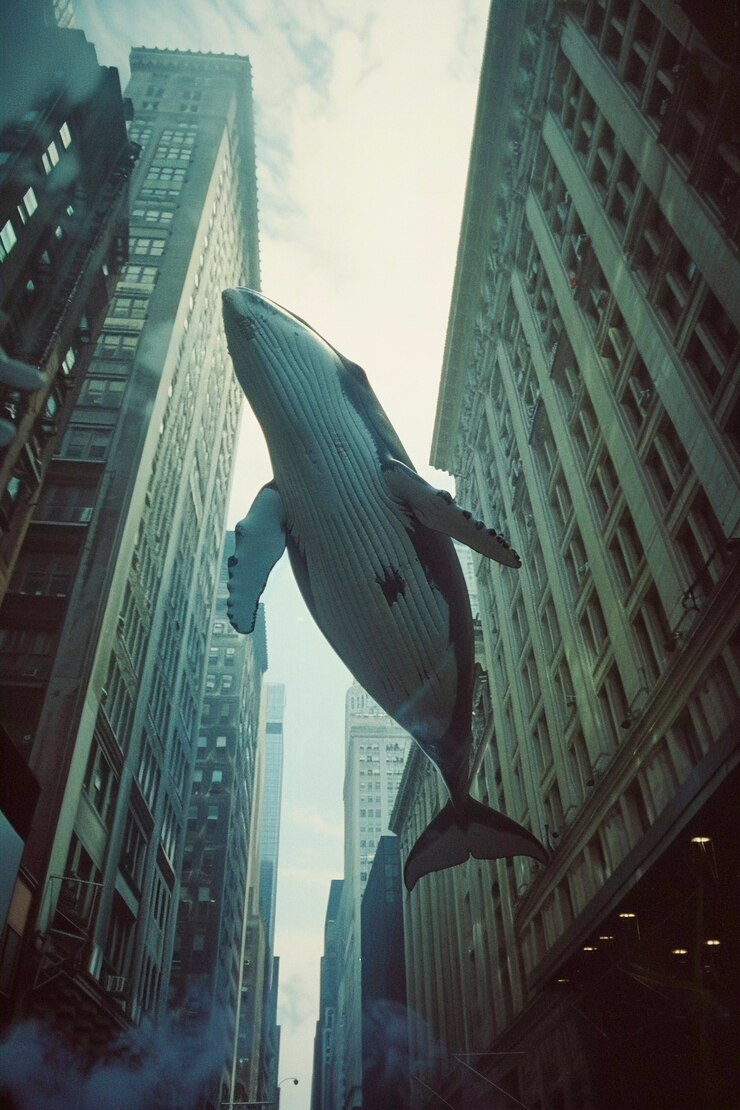 無料Photo 空に浮かぶ幻想のクジラ