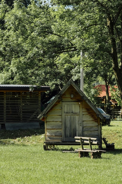 Farm shed in the countryside