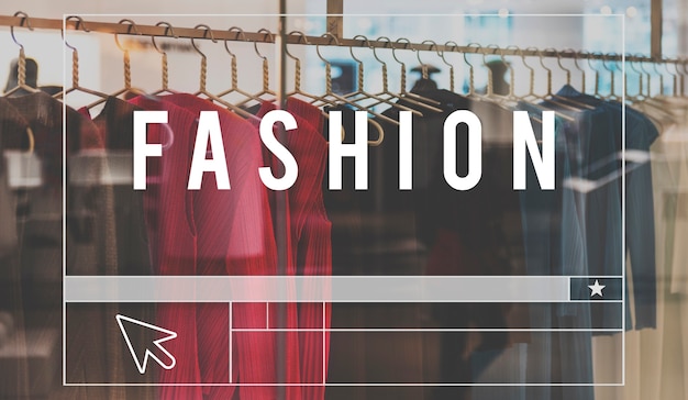 Fashion Collection Design Shopping Graphic Words