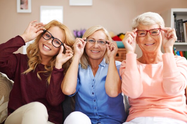 Free photo fashion frames of glasses for each, despite of age