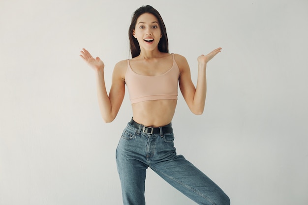 fashion girl posing 