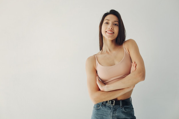 Fashion girl posing 