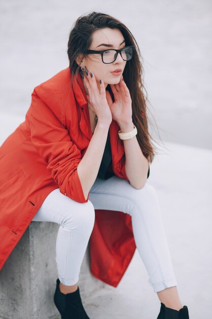 fashion girls in city