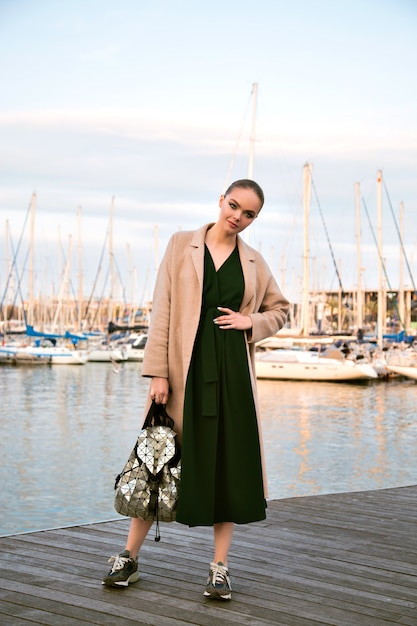 Free Photo | Fashion portrait of young stunning elegant woman