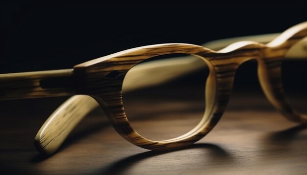 Fashionable sunglasses reflect elegance in modern design generated by AI