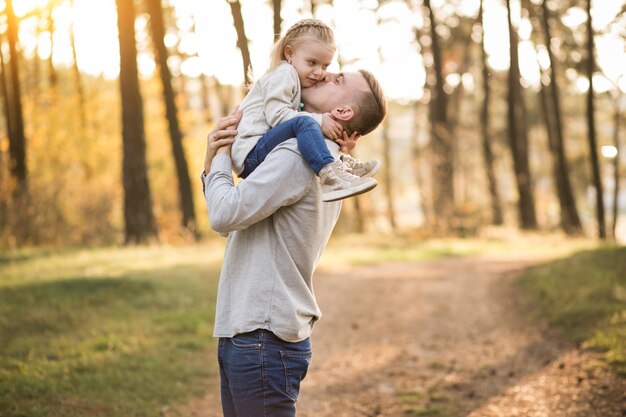 Father and daughter