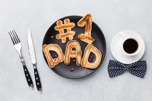 Father's day breakfast surprise