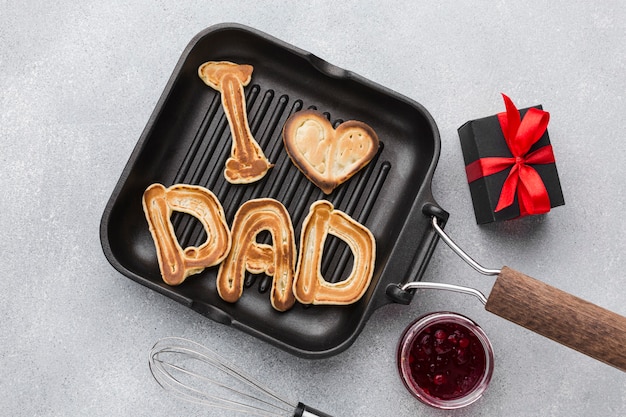 Father's day pancakes gift