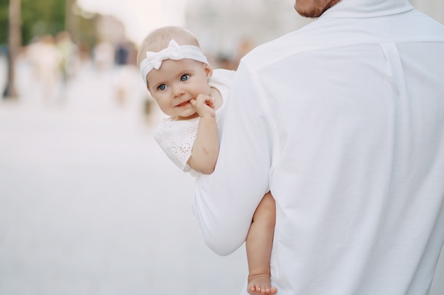 father with daughter