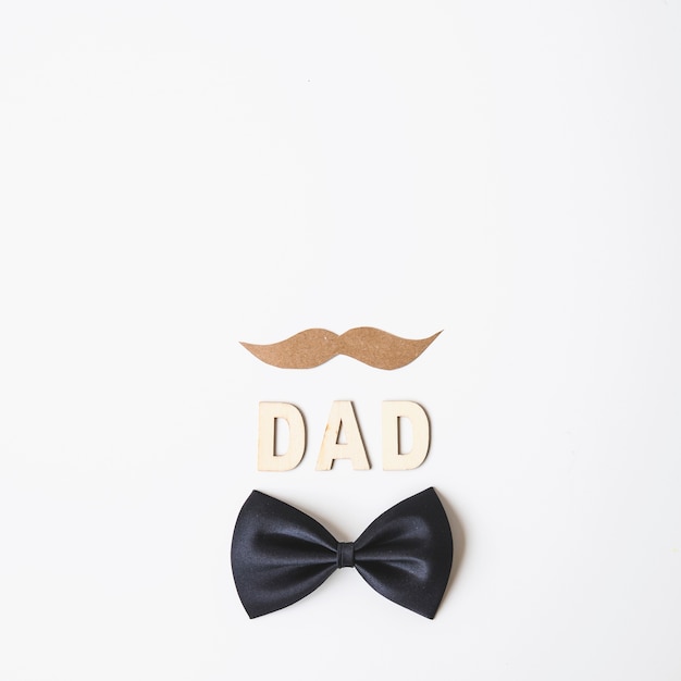 Fathers day composition with copyspace