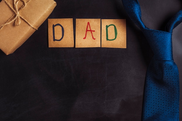 Free photo fathers day composition with copyspace