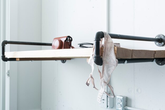 Female desk at home