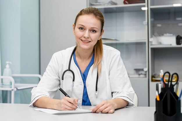 Female doctor at hospital