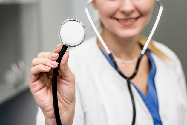 Female doctor at hospital