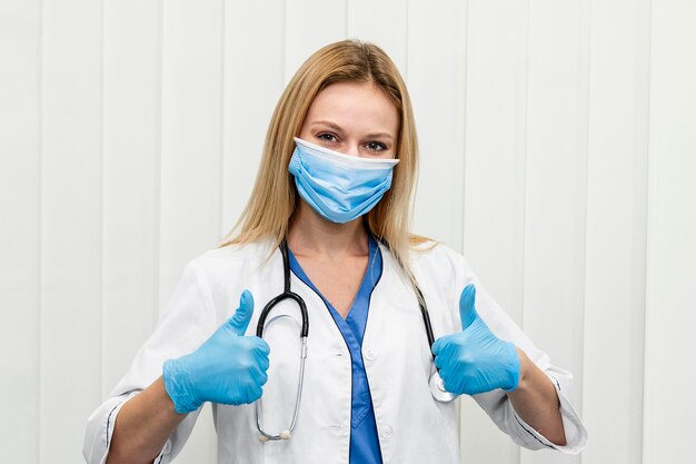 Female doctor at hospital