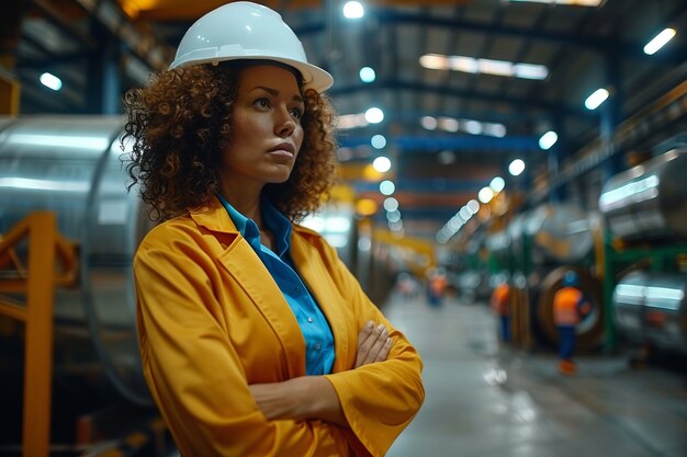 female engineers  working