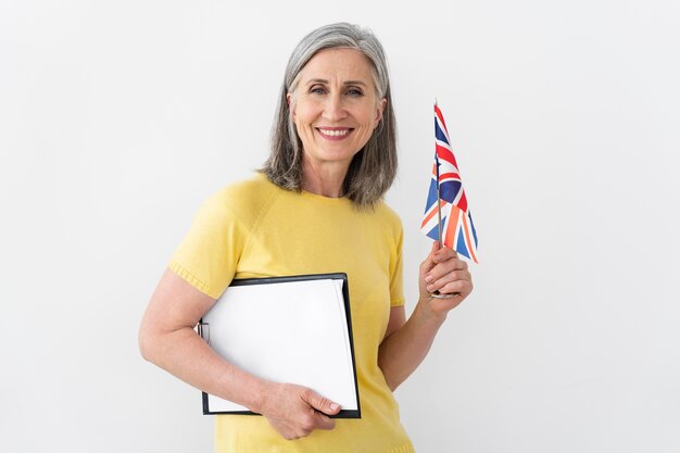 female english teacher portrait