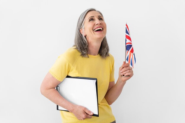 female english teacher portrait