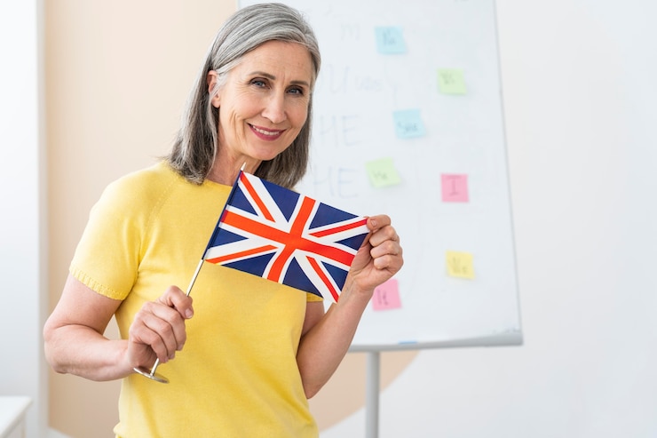 Free Photo female english teacher portrait
