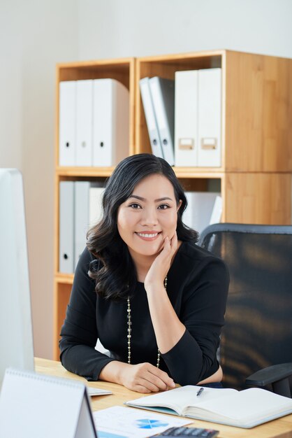 Female entrepreneur at office