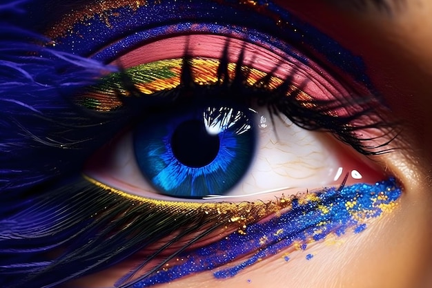 Free photo female eye design