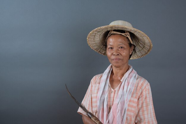 Female farmers in the studio