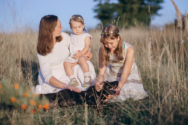 female hands flowers healthy childhood