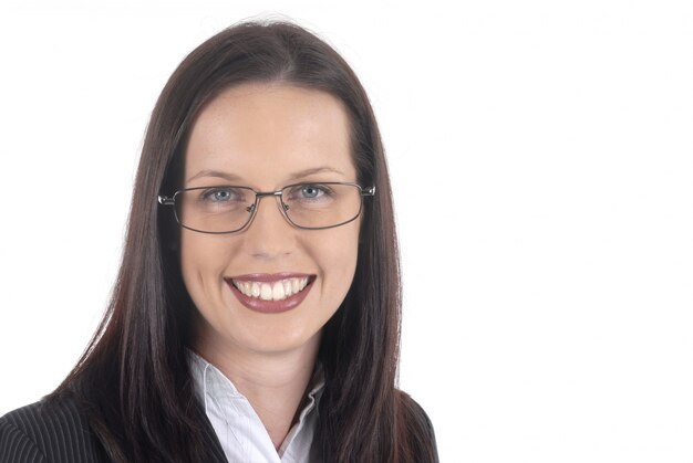 Female lawyer smiling at camera