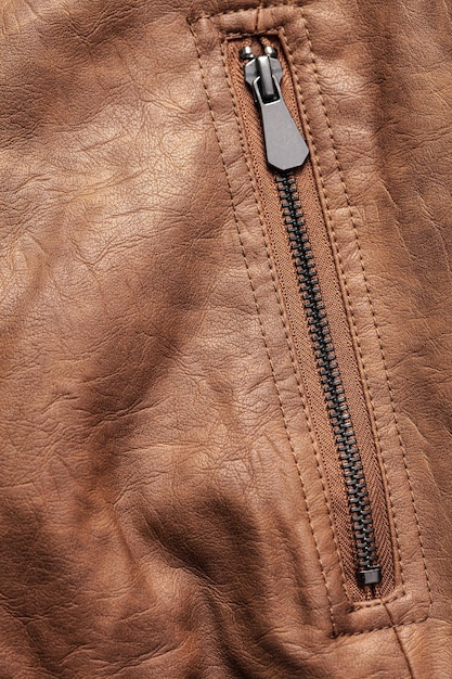 Female leather jacket