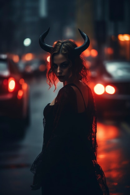 Female representation of devil entity