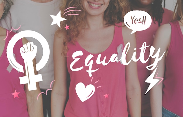 フェミニズム平等自信女性の権利