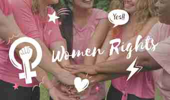 Free photo feminism equality confidence women right