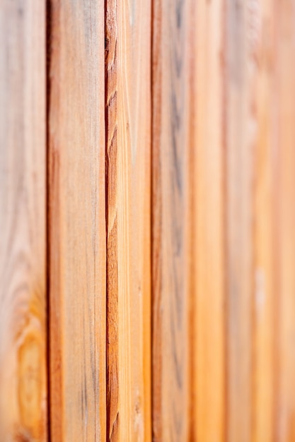 Fence from wooden boards