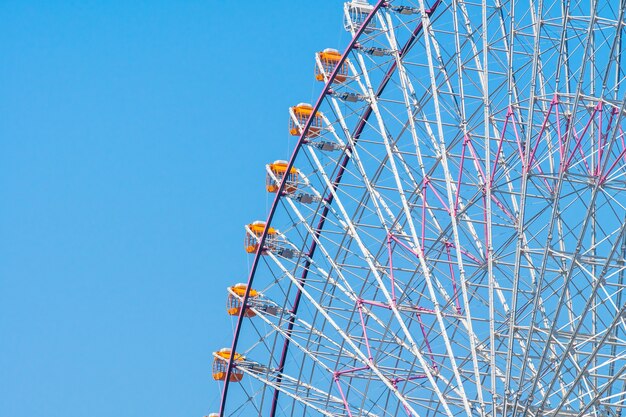 Ferris wheel in amusement park