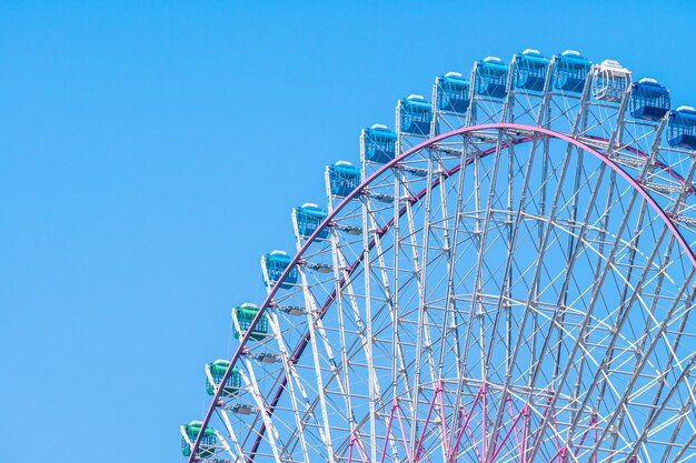 Ferris wheel in amusement park