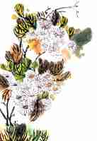 Бесплатное фото Праздник фон цветение традиционная ботаника белый