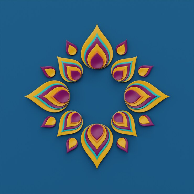 मुफ़्त फोटो festival of lights floral symbol
