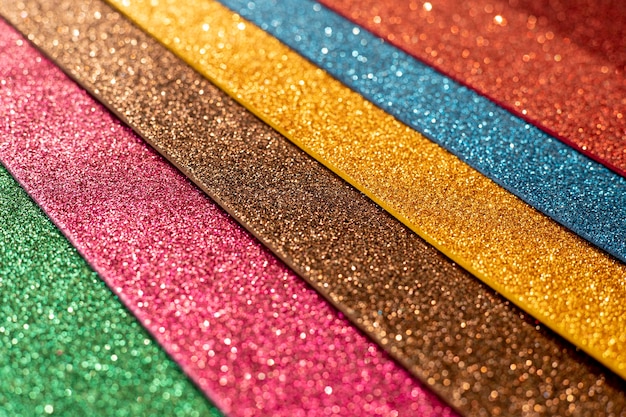 Festive lovely glitter paper