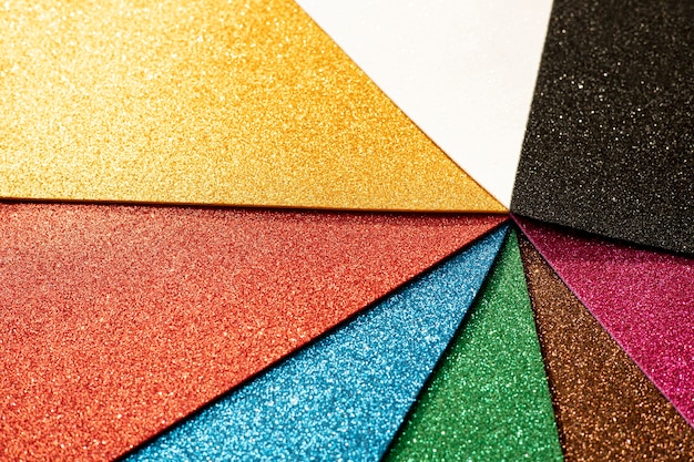 Festive lovely glitter paper