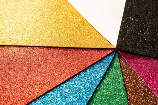 Festive lovely glitter paper