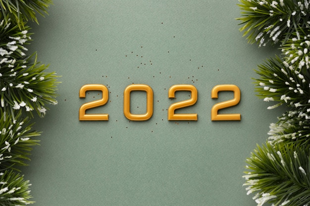 Foto gratuita assortimento festivo capodanno 2022