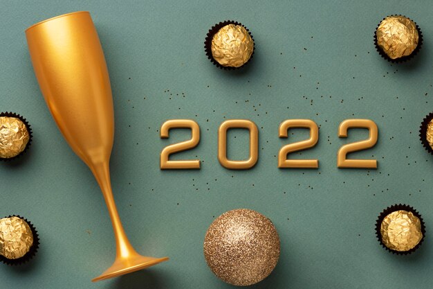 Festive new year 2022 assortment