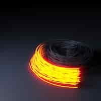 Free photo fiber optics on abstract and blur surface