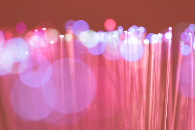 Fiber optics lights abstract background