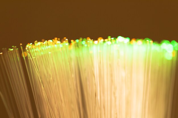 Fiber optics lights abstract background