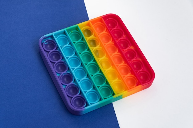 無料写真 fidget pop it toy rainbow color-アンチストレス、楽しくて教育的