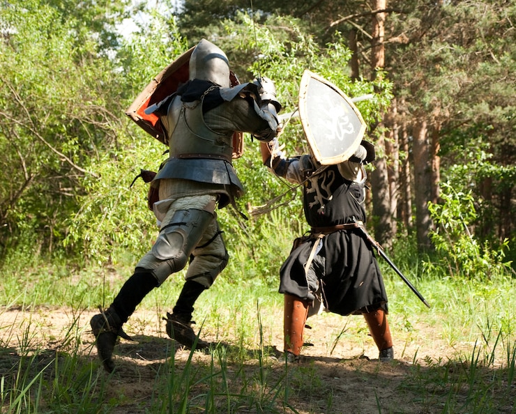 無料Photo 戦う騎士